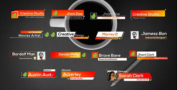 Videohive Minimal Trendy Lowerthirds 21366817