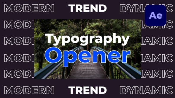 Videohive Dynamic Fast Typography Opener 34034375