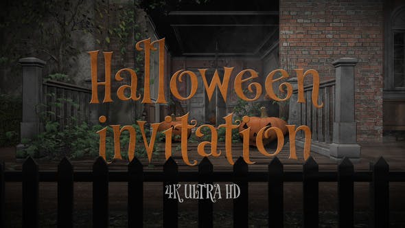 Videohive Halloween Party Invitation 34083331
