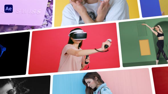 Videohive Multi Screen Grid Transitions 34329331