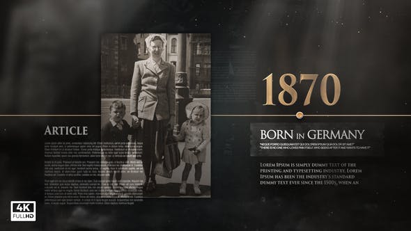 Videohive History Memories Timeline 32523386