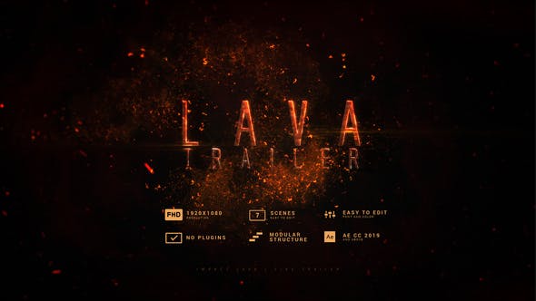 Videohive Impact Lava | Fire Trailer 30097095