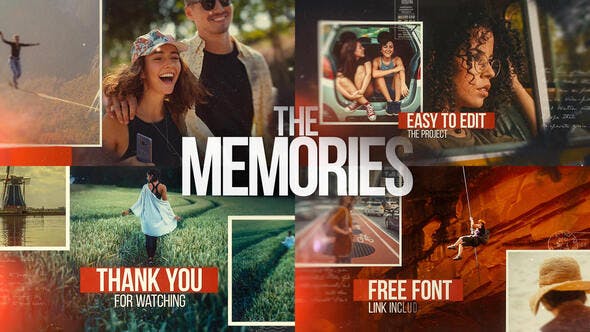 Videohive The Memories - Cinematic Slideshow 26477737