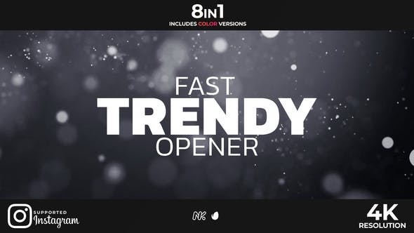 Videohive Fast Trendy Opener 32454070