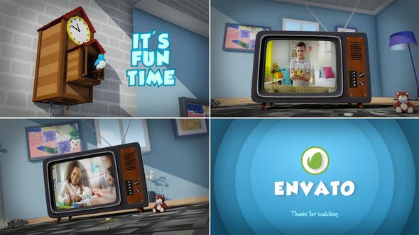 Videohive Kids Tv Opener 34042940