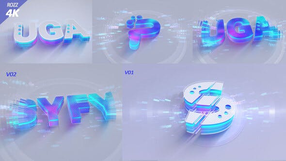 Videohive - Logo Intro Elegance Flare Reveal White 3D - 34048281