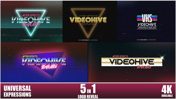 Videohive 80's Logo Reveal v2 29014584