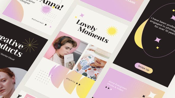 Videohive Aesthetic Resume Stories 34094876