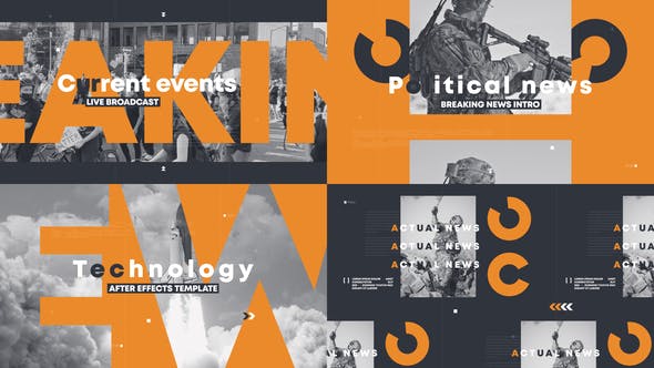 Videohive Breaking News Intro 33717622
