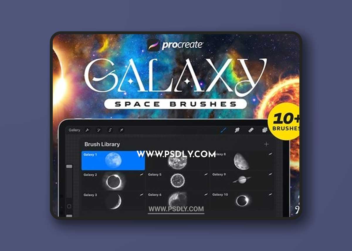 Procreate Galaxy Space Brushes