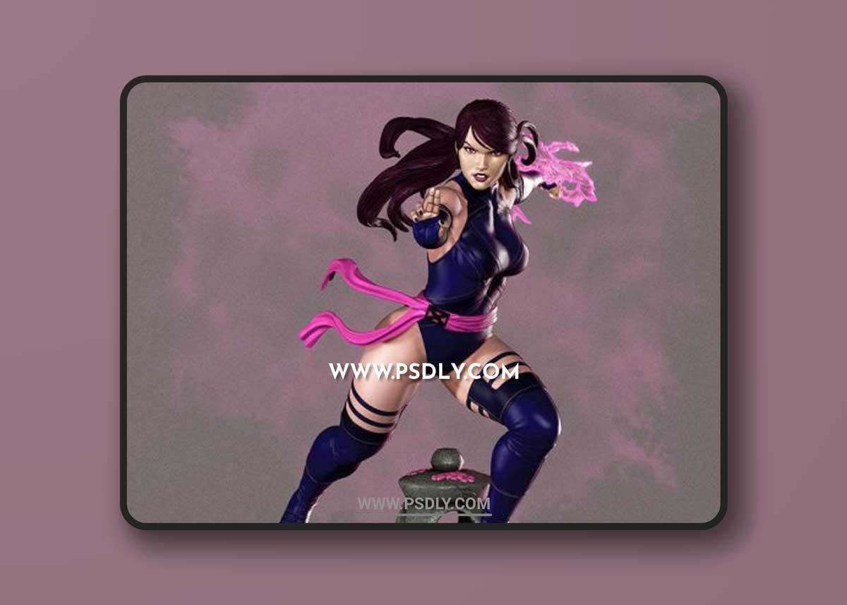 Psylocke (X-Men) – 3D Print Model