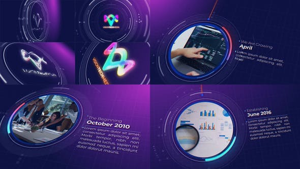 Videohive Tech Company Timeline 34162221