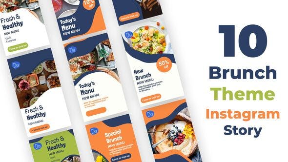 Videohive Brunch Theme Instagram Stories 34308651
