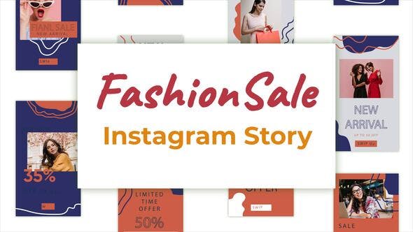 Videohive Fashion Sale Instagram Story Pack 34308684