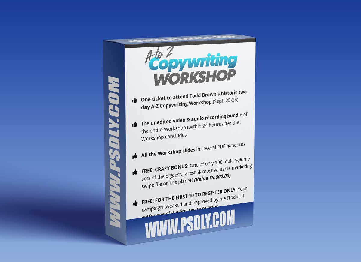 Todd Brown – A-Z Copywriting Workshop
