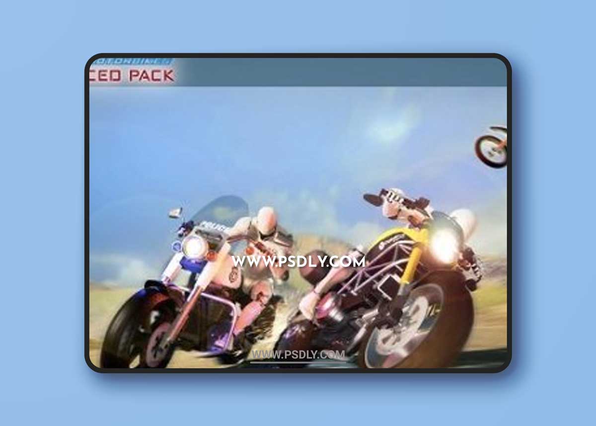 Unreal Engine - Ridable MotorBikes: Multiplayer Advanced Pack - 3 Bikes - damage & animations