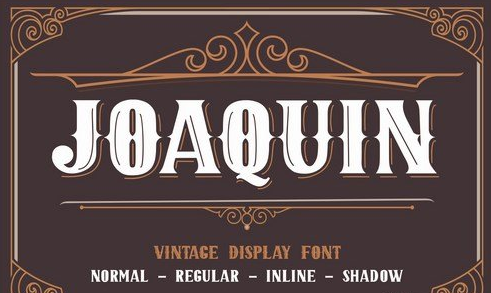 Joaquin - Vintage Display Font