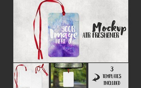 CM - Car Air Freshener Mockup 1370682