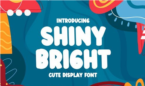 Shiny Bright - Cute Handwritten Display Font