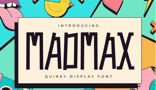 Madmax - Quirky Display Font