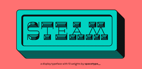 Steam Font Family