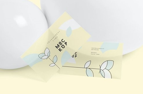 CreativeMarket - Transparent Card Branding Mockups 4646661