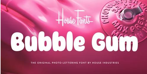 Plinc Bubble Gum Font Family