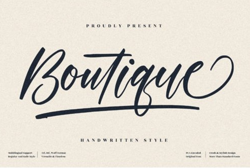Boutique Font