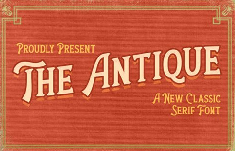 The Antique Font