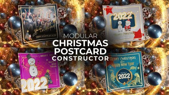 Videohive Christmas Postcard 34133556