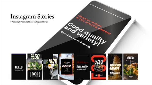 Videohive Food Instagram Stories 34310258
