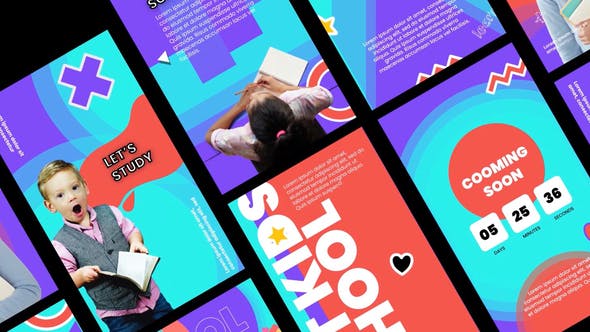 Videohive School Stories Instagram 34287964