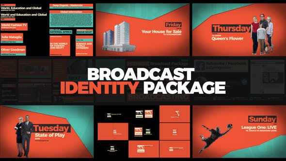 Videohive Broadcast Identity Package 21498582