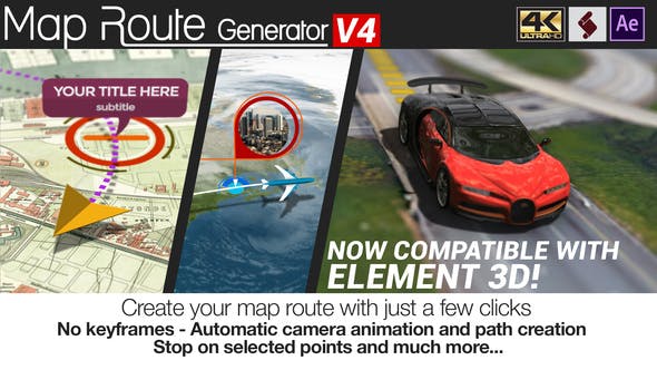 Videohive - Map Route Generator V4 - 21686169