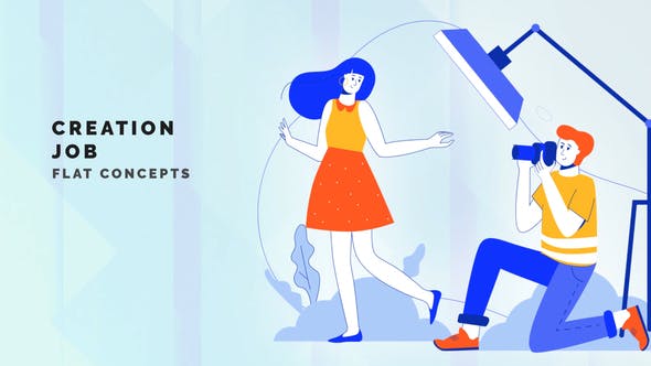 Videohive Creation job - Flat Concepts 34601306