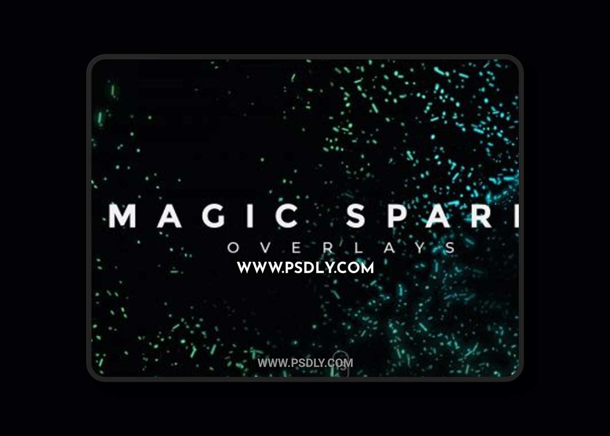15 Magic Sparks Photo Overlays