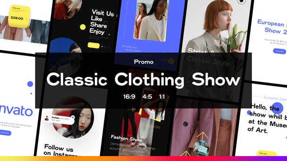 Videohive Fashion Event — Instagram Stories and Posts Slideshow 34620831