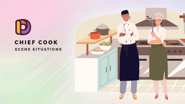 Videohive Chief cook - Scene Situations 34502468