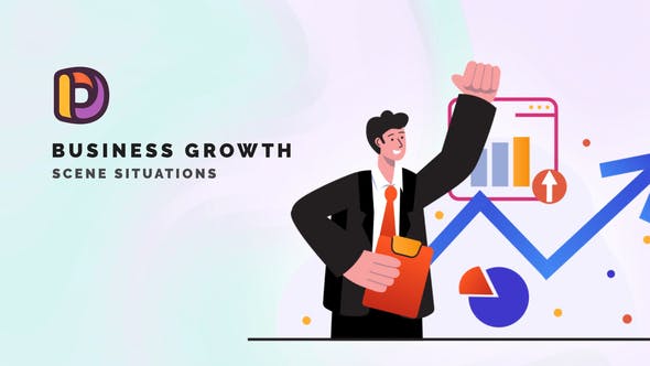 Videohive Business growth - Scene Situations 34664084
