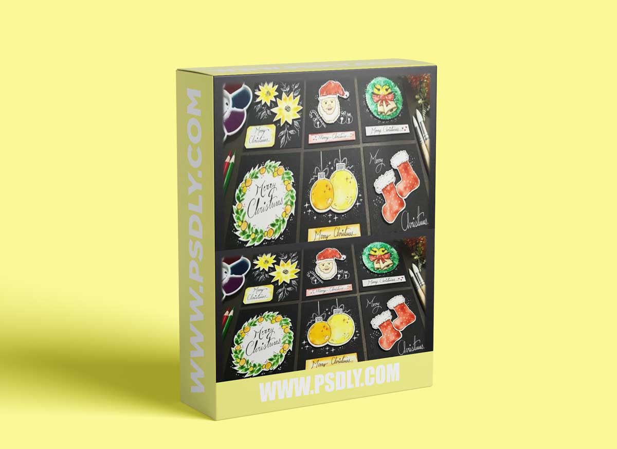 Christmas Greeting Cards - Learn to make six beautiful cards with 3d effect