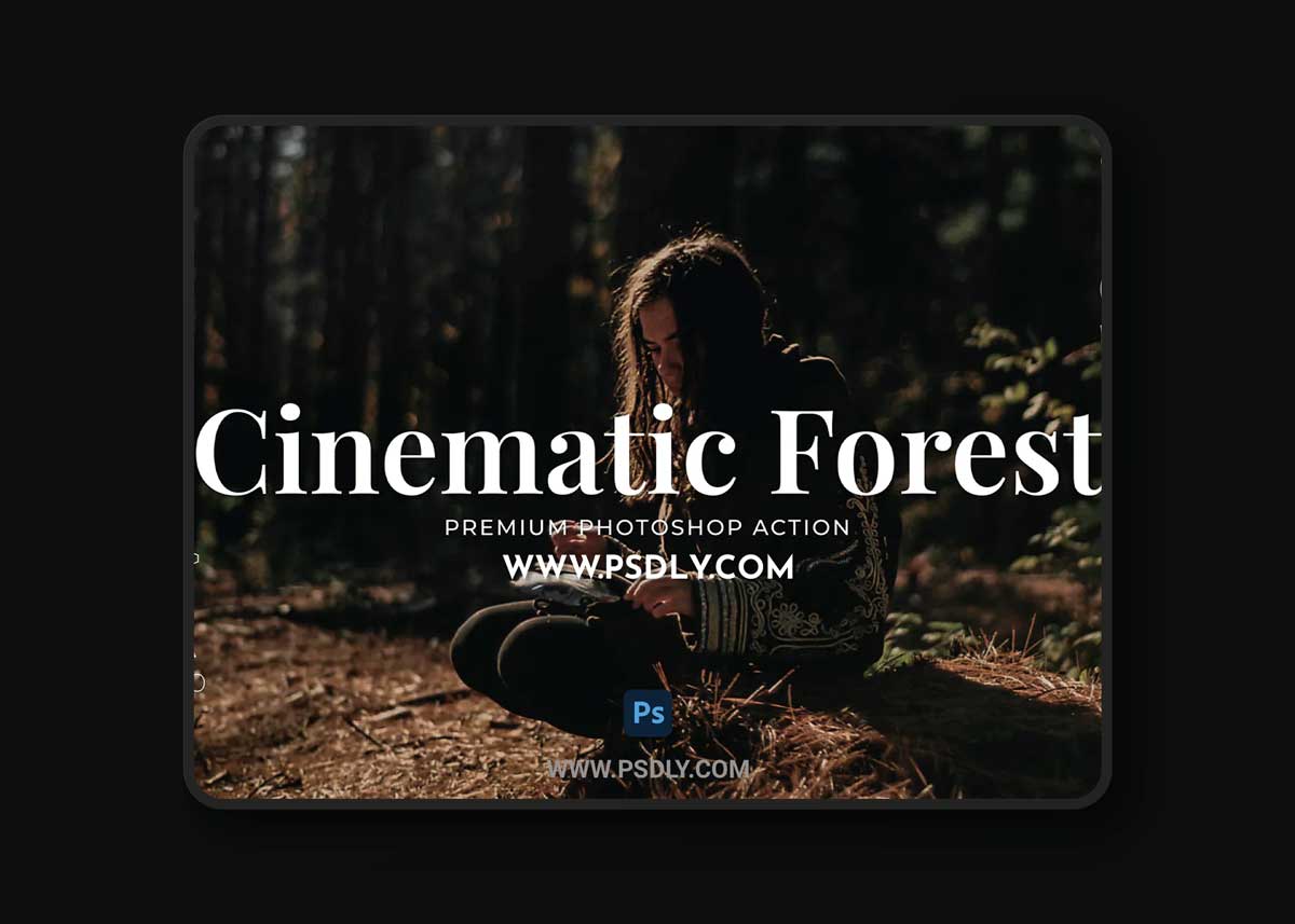 Cinematic Forest Photoshop Action