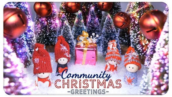 Videohive Community Christmas Greetings 22701411