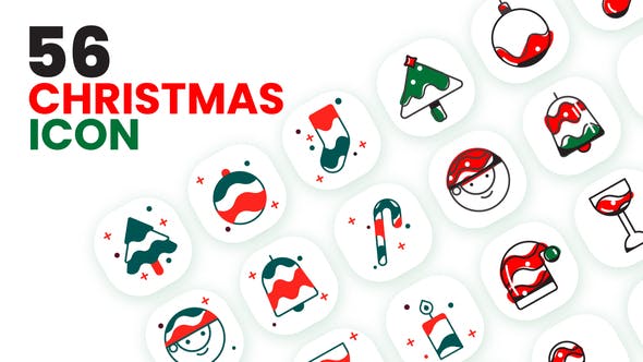 Videohive Christmas Icon Pack 34562622
