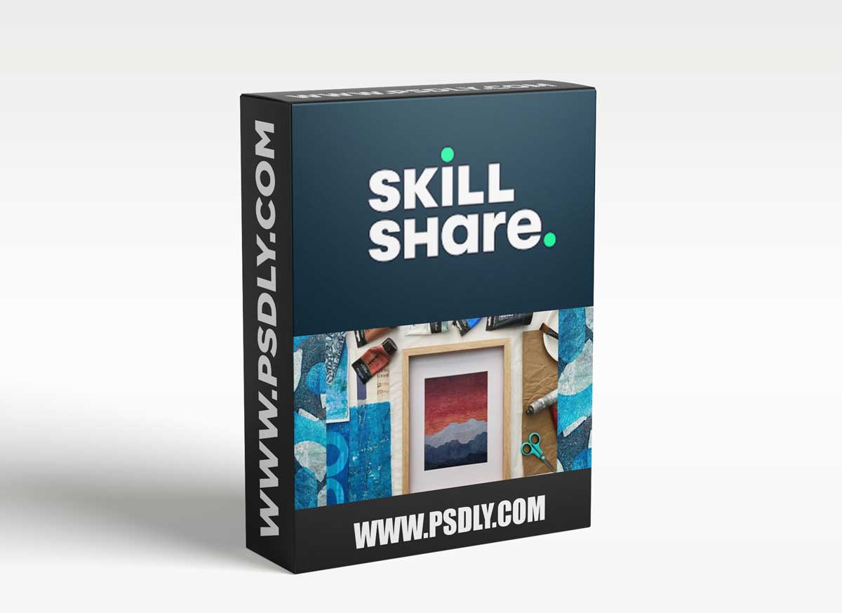 Creating Abstract Landscapes With Gelli Printing and Collage