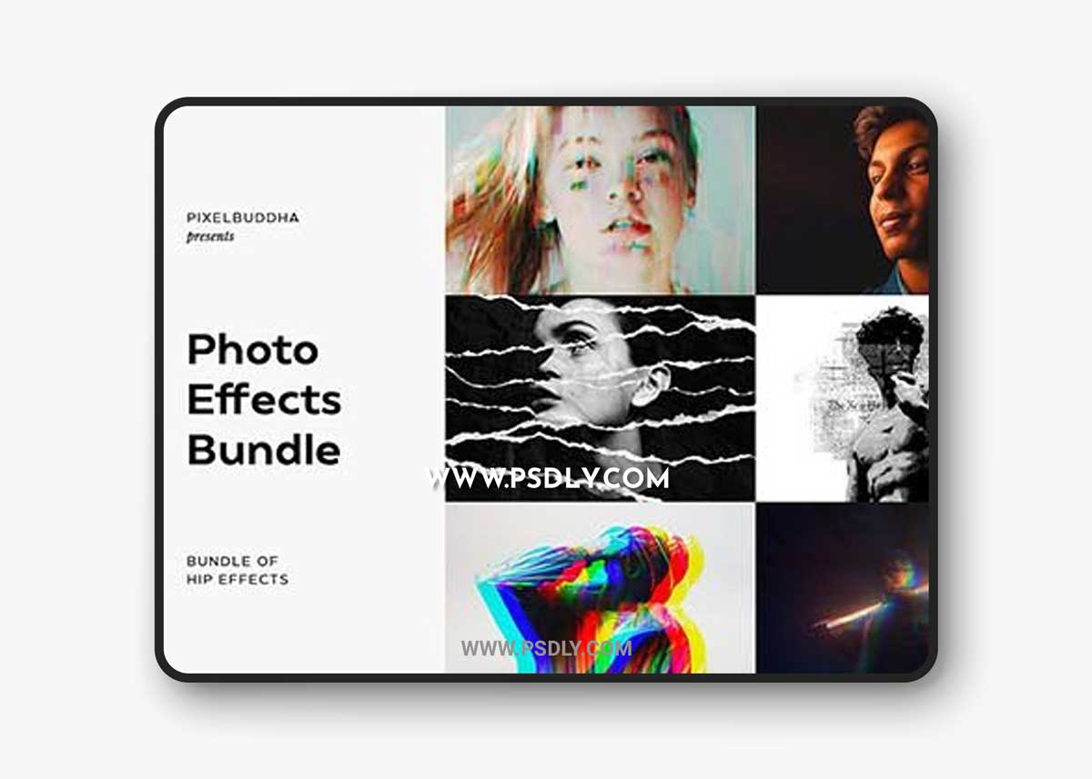 CreativeMarket - 30 Hip Photo Effects Bundle 6452792