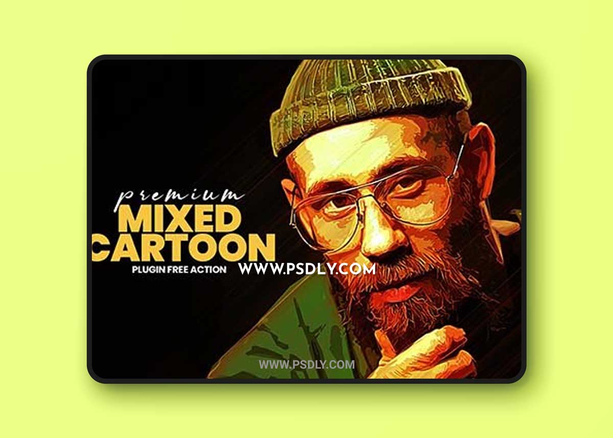 CreativeMarket - Premium Mixed Cartoon Effect 6541111