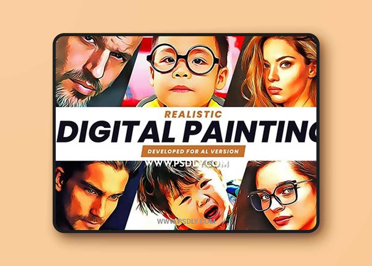 CreativeMarket - Realistic Digital Painting 6550050