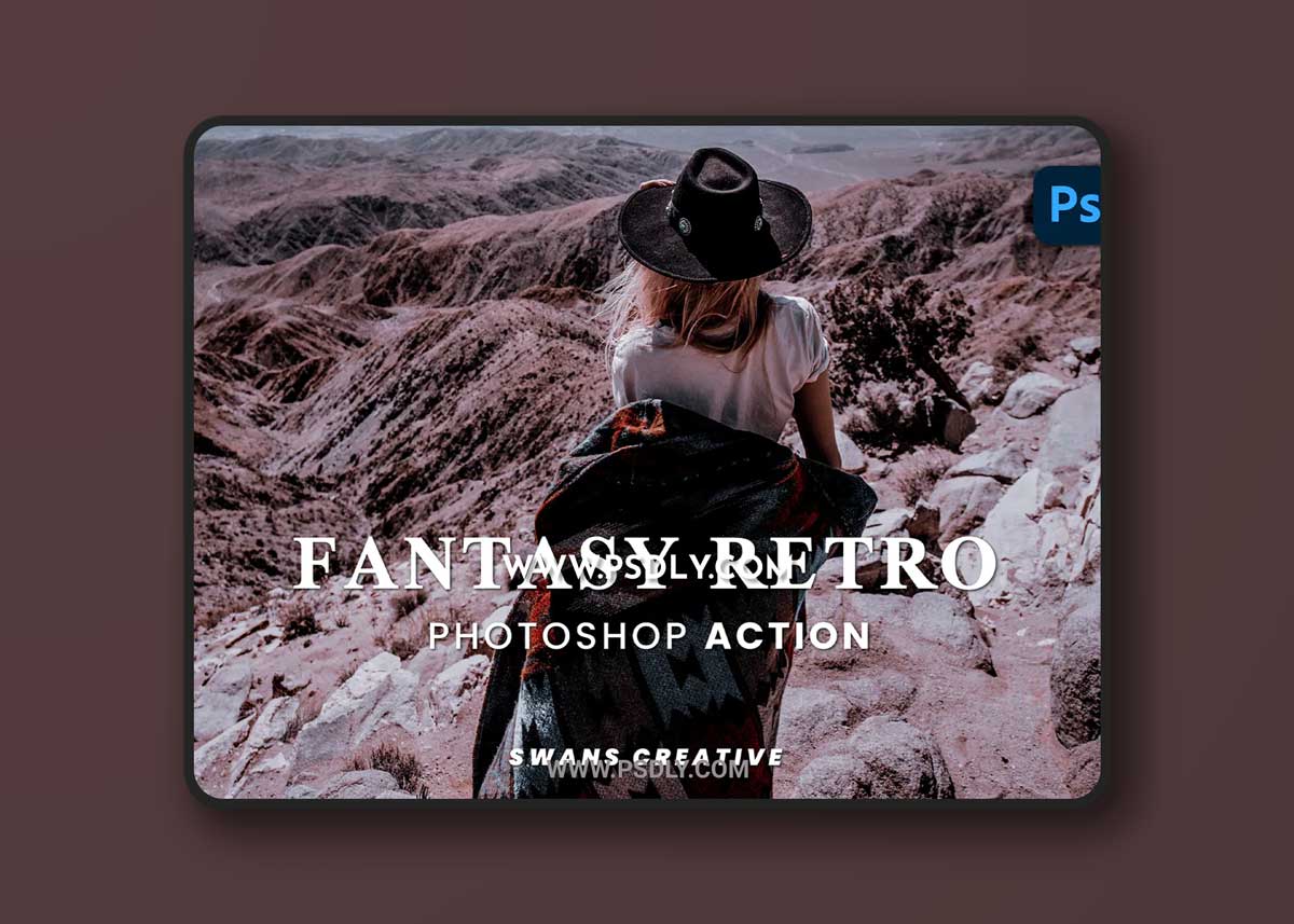 Fantasy Retro Photoshop Action