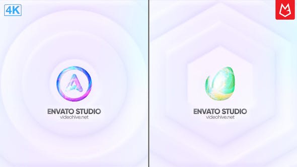 Videohive Glass Logo Reveal 33245546