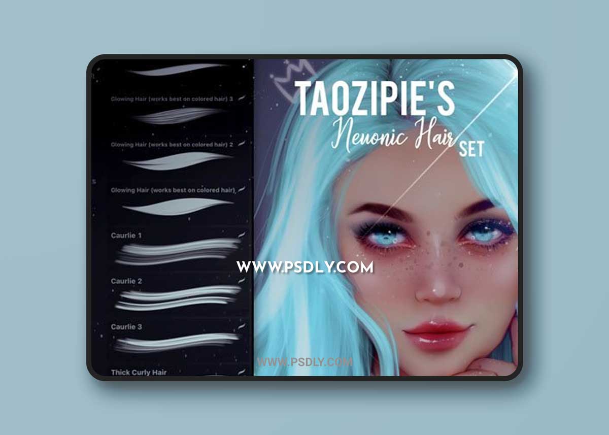 Hair Brush Pack for Procreate